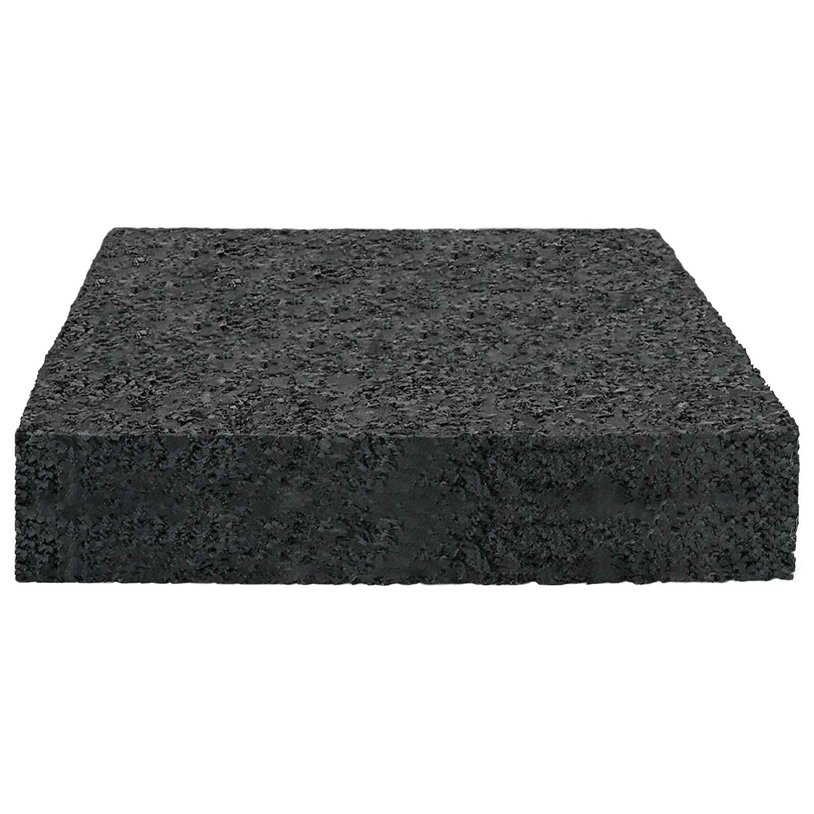 Gummigranulat-Patiopad Schwarz 6 x 9 x 0,3 cm Gummi