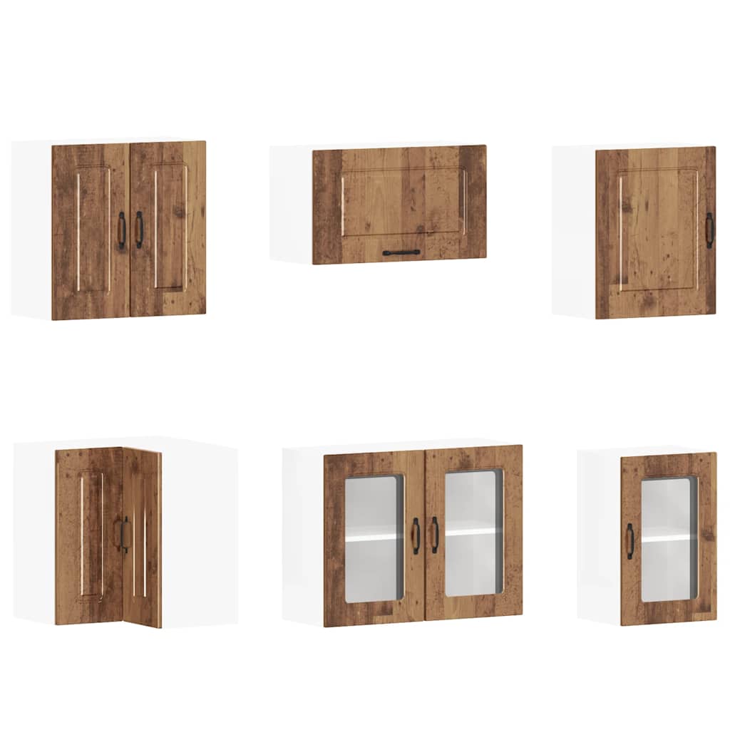 11-tlg. Küchenschrank-Set Kalmar Weiß Holzwerkstoff