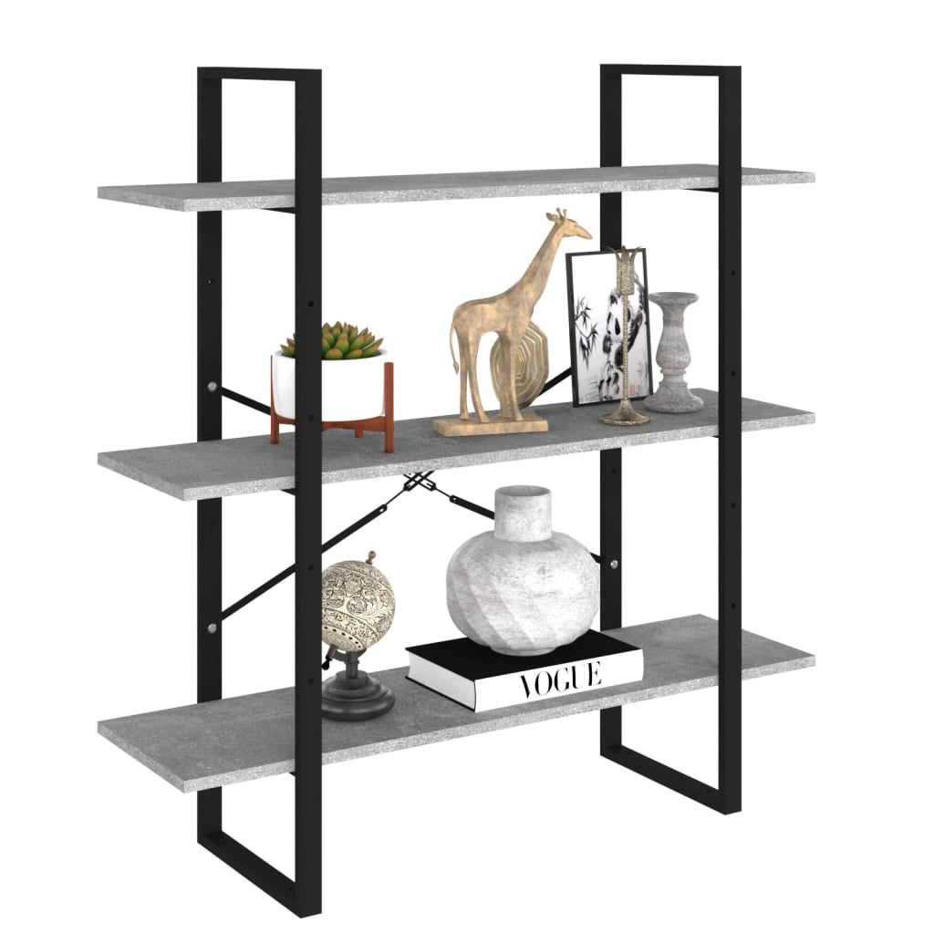Bücherregal Weiß 100x30x105 cm Holzwerkstoff