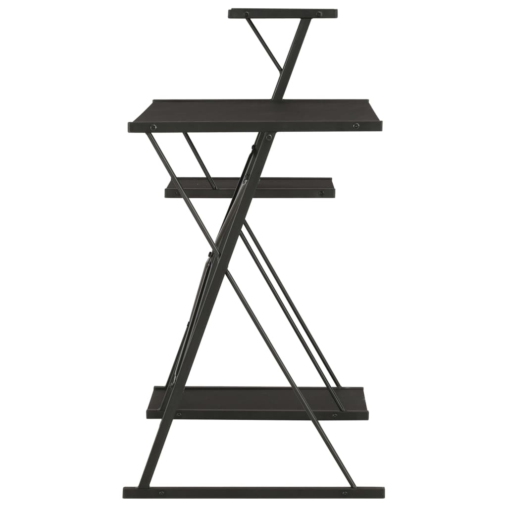 Schreibtisch mit Regal Weiß 116×50×93 cm