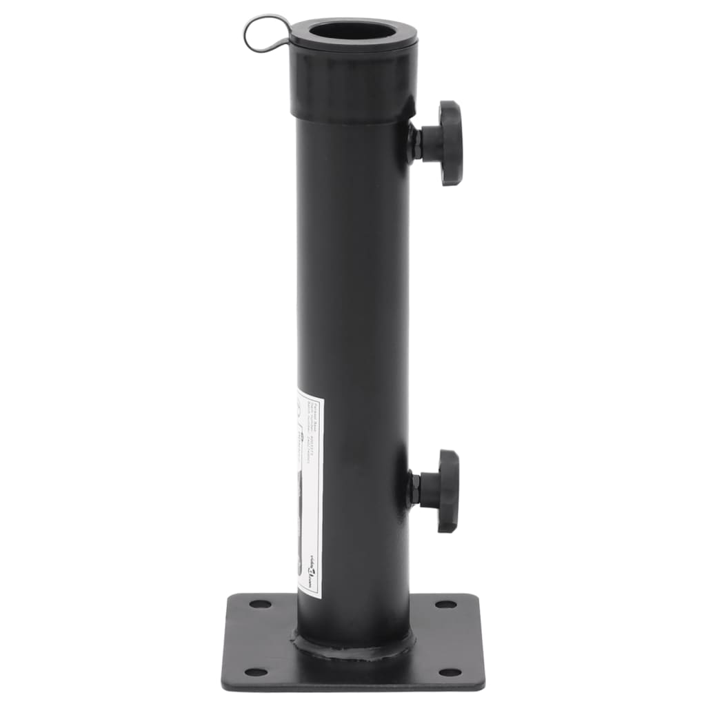Sonnenschirmständer für Ø38/48 mm Mast Silbern Stahl