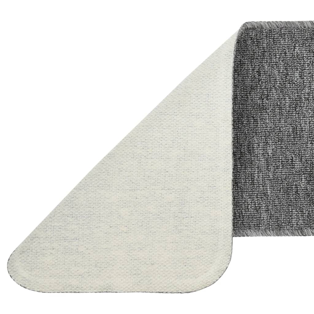 Antirutsch Stufenmatten 15 Stk. 60x25 cm Anthrazit Rechteckig