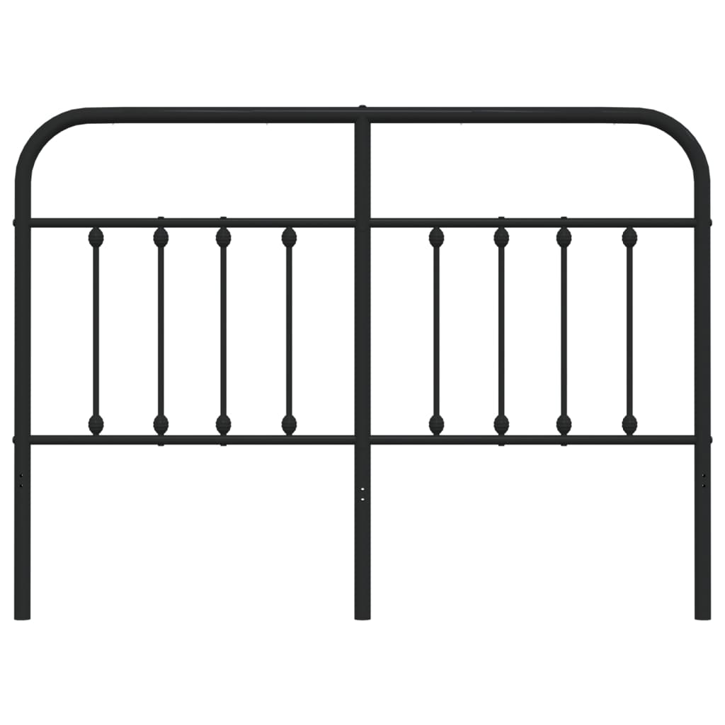 Ersatz-Kopfteil Metall Schwarz 75 cm