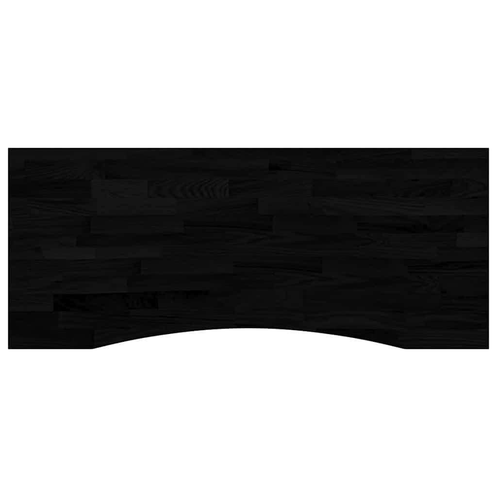 Schreibtischplatte Unbehandelt 80x50x2,5 cm Massivholz Eiche