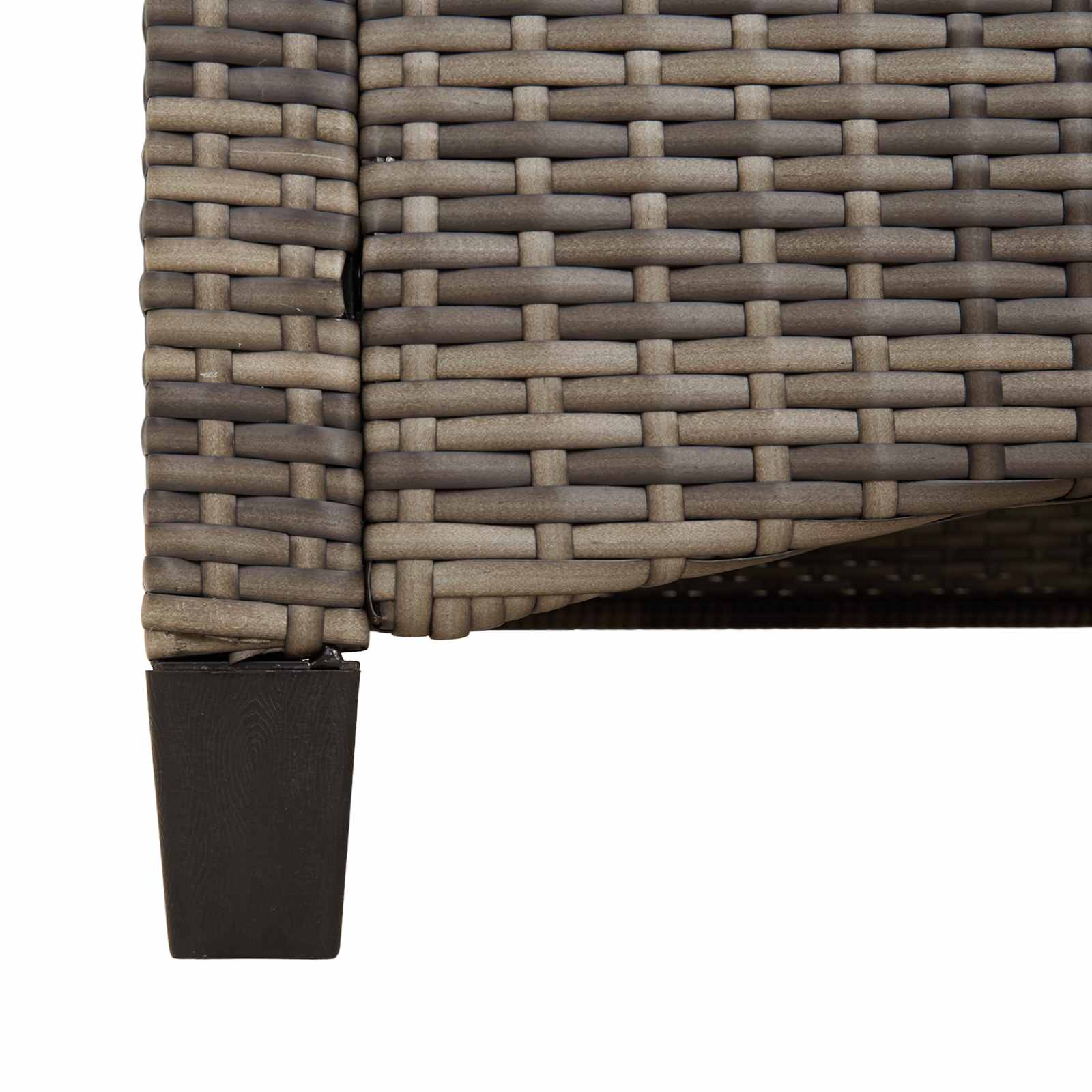 Gartenbank Schwarz 105 x 60 x 112 cm Stahl und Polyester