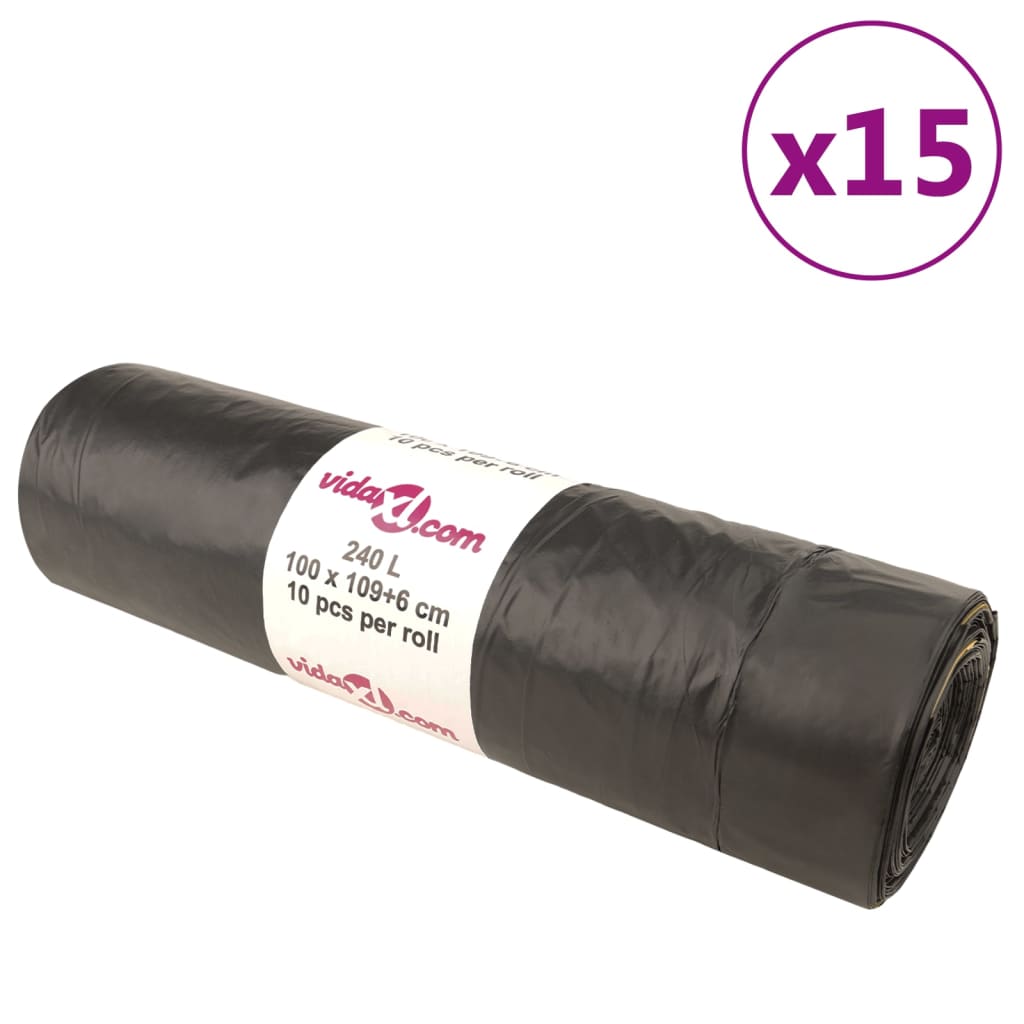 Müllsäcke 250 Stk. Schwarz 35 L
