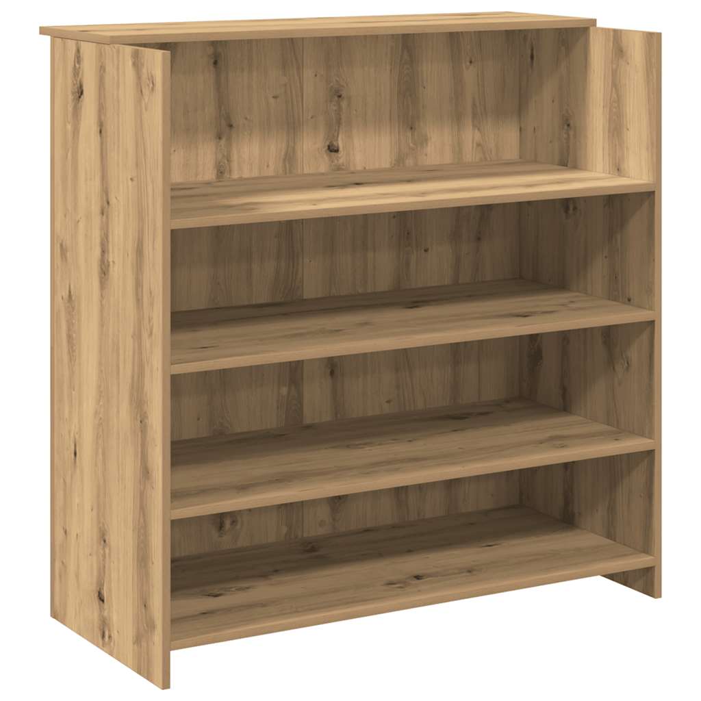 Empfangstresen Weiß 100 x 50 x 103,5 cm Holzwerkstoff