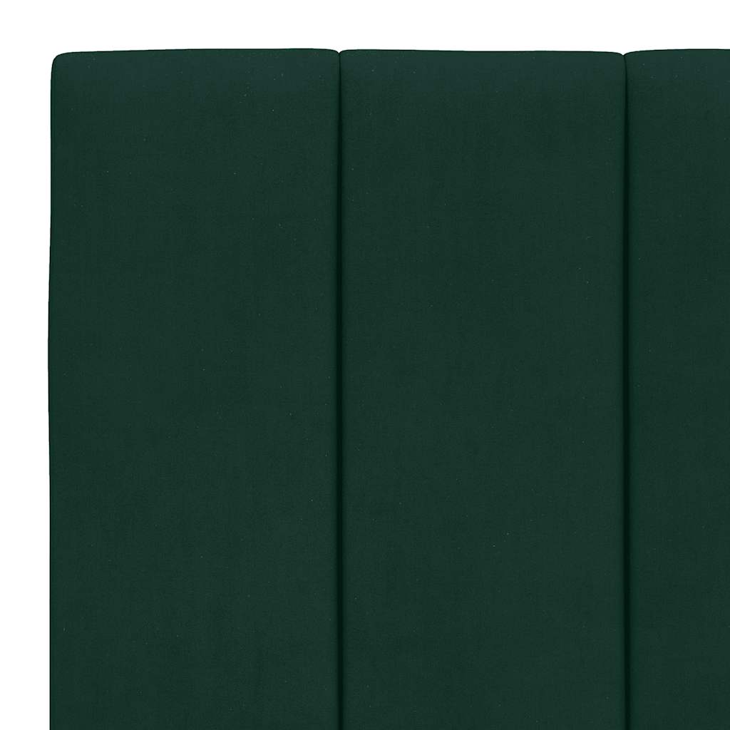 Bett mit Matratze "Hanko" Hellgrau 80x200 cm Samt