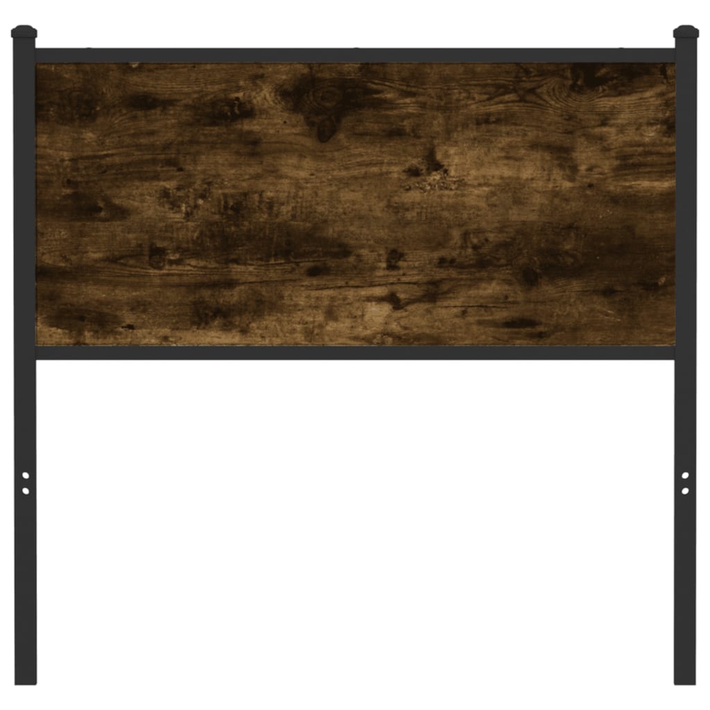 Ersatz-Kopfteil Räuchereiche 75 cm Holzwerkstoff und Stahl