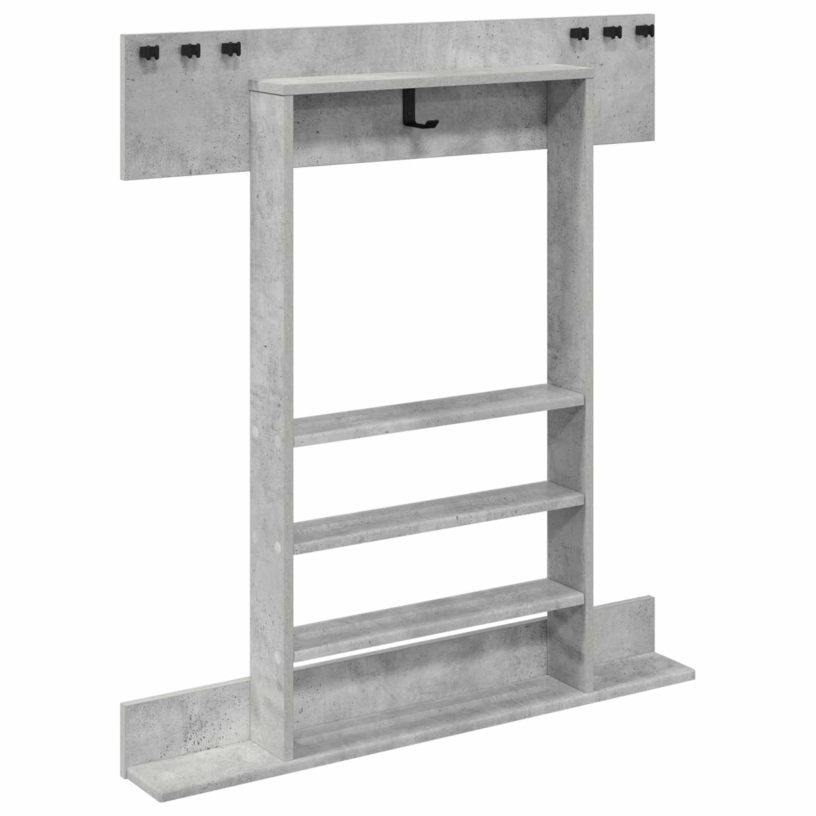 Billardqueue-Ständer Holzwerkstoff 93 x 12 x 103 cm Weiß