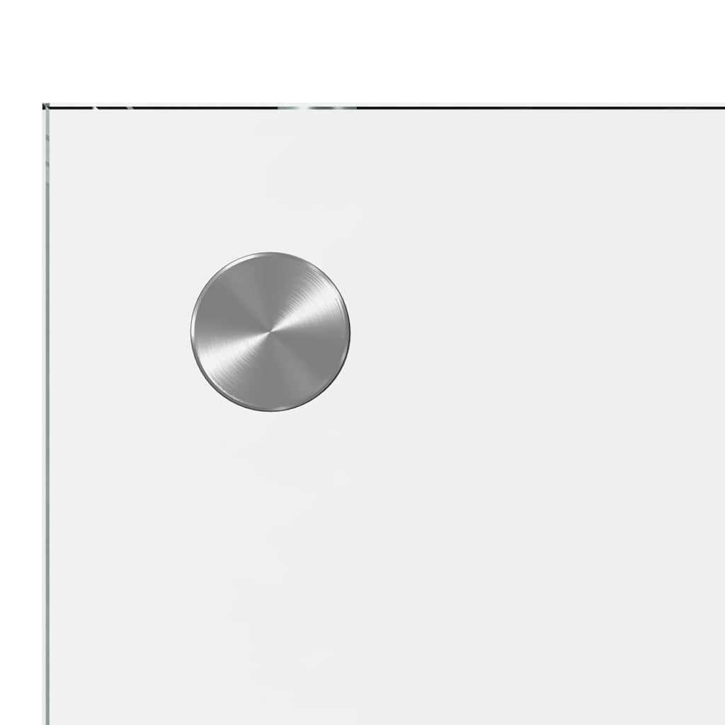 Küchenrückwand 2 pcs Weiß 70 x 40 cm Gehärtetes Glas