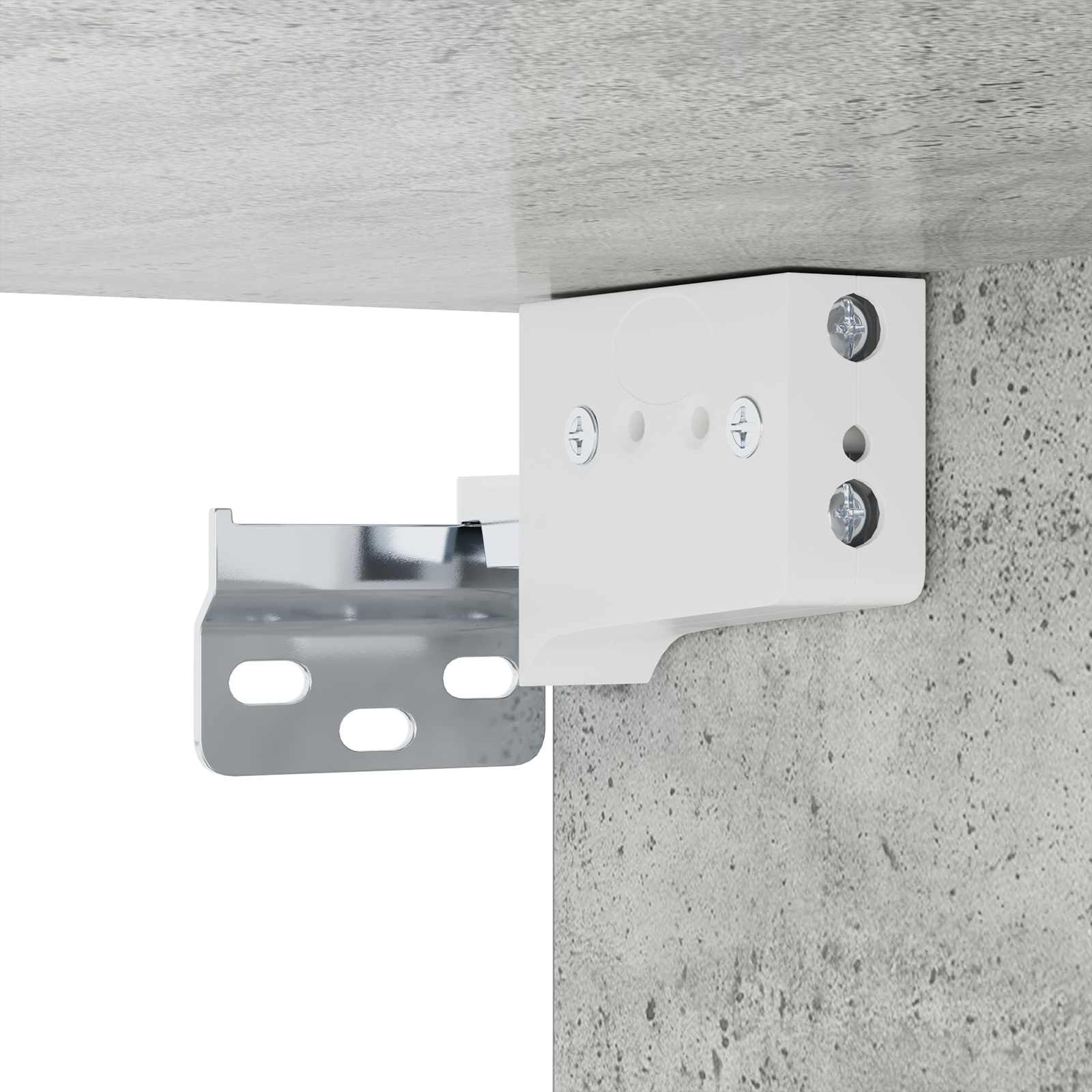 Wandmontierter TV-Schrank Wandhalterung Weiß 150 x 28 x 26 cm