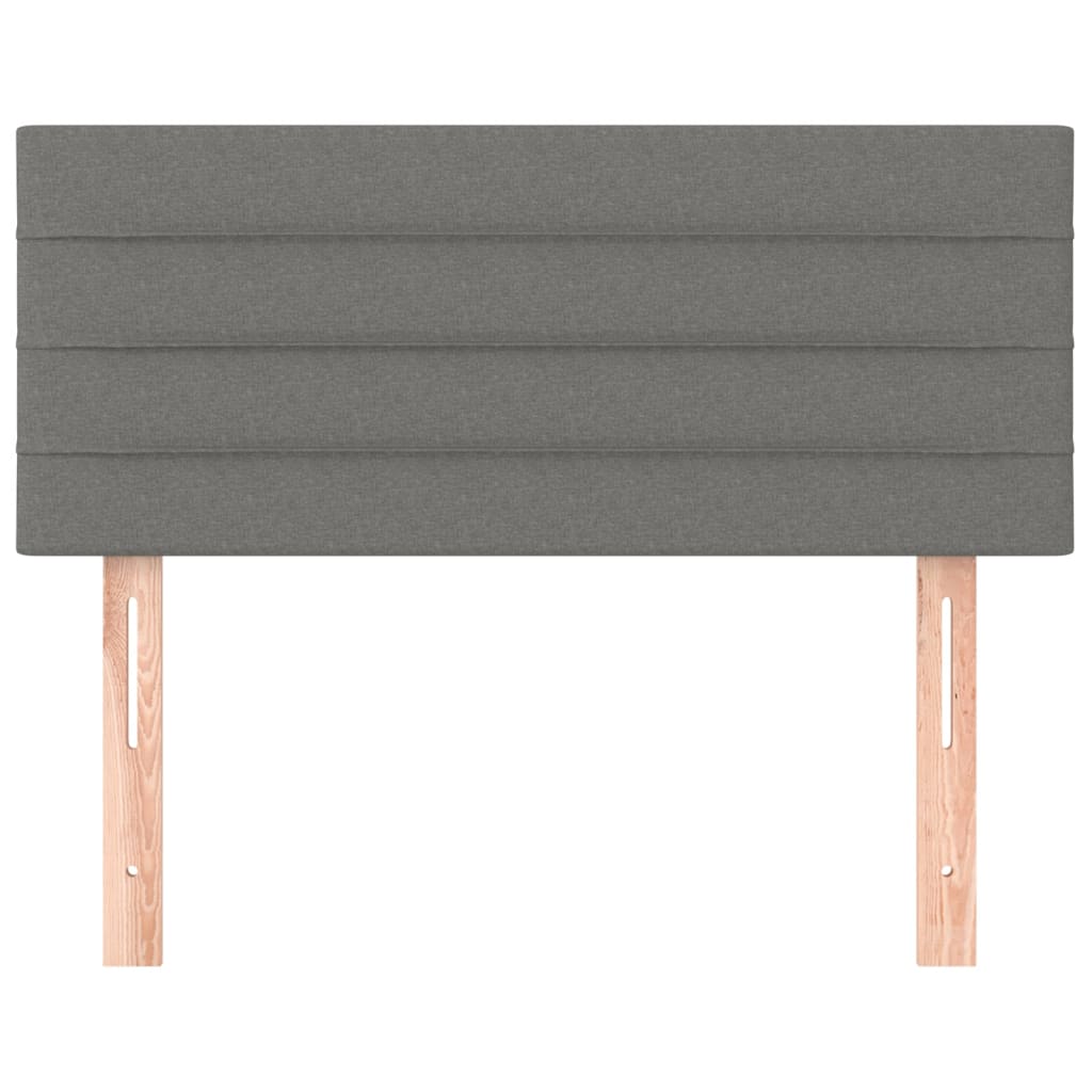 Kopfteil Hellgrau 80x5x118/128 cm Stoff