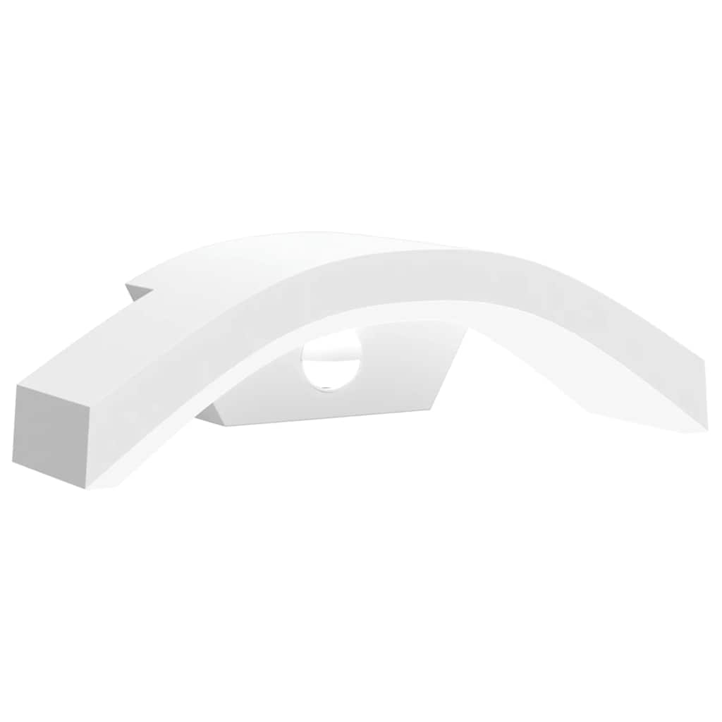 LED-Außenwandleuchten 2 Stk. Schwarz Aluminiumdruckguss