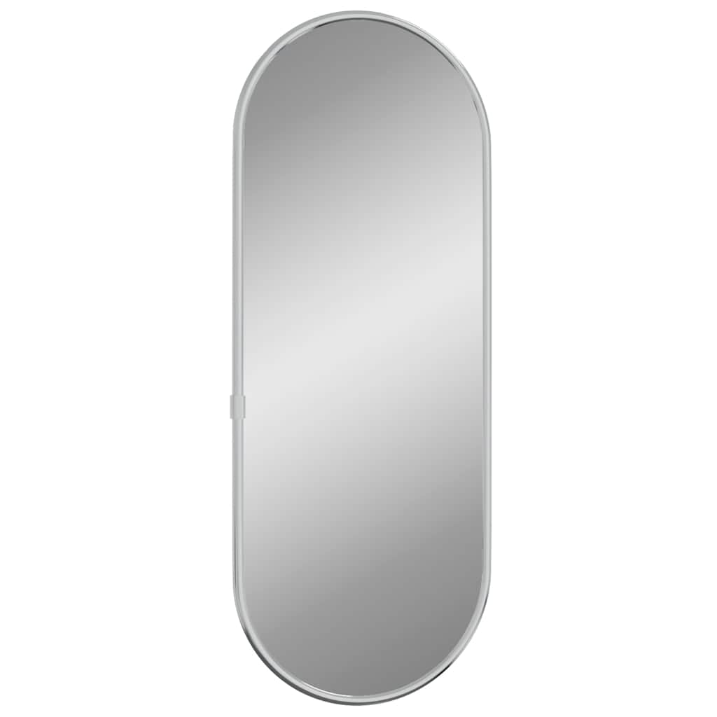 Wandspiegel Silbern 50x20 cm Oval