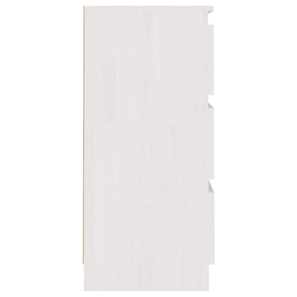 Nachtschrank 40x29,5x64 cm Massivholz Kiefer