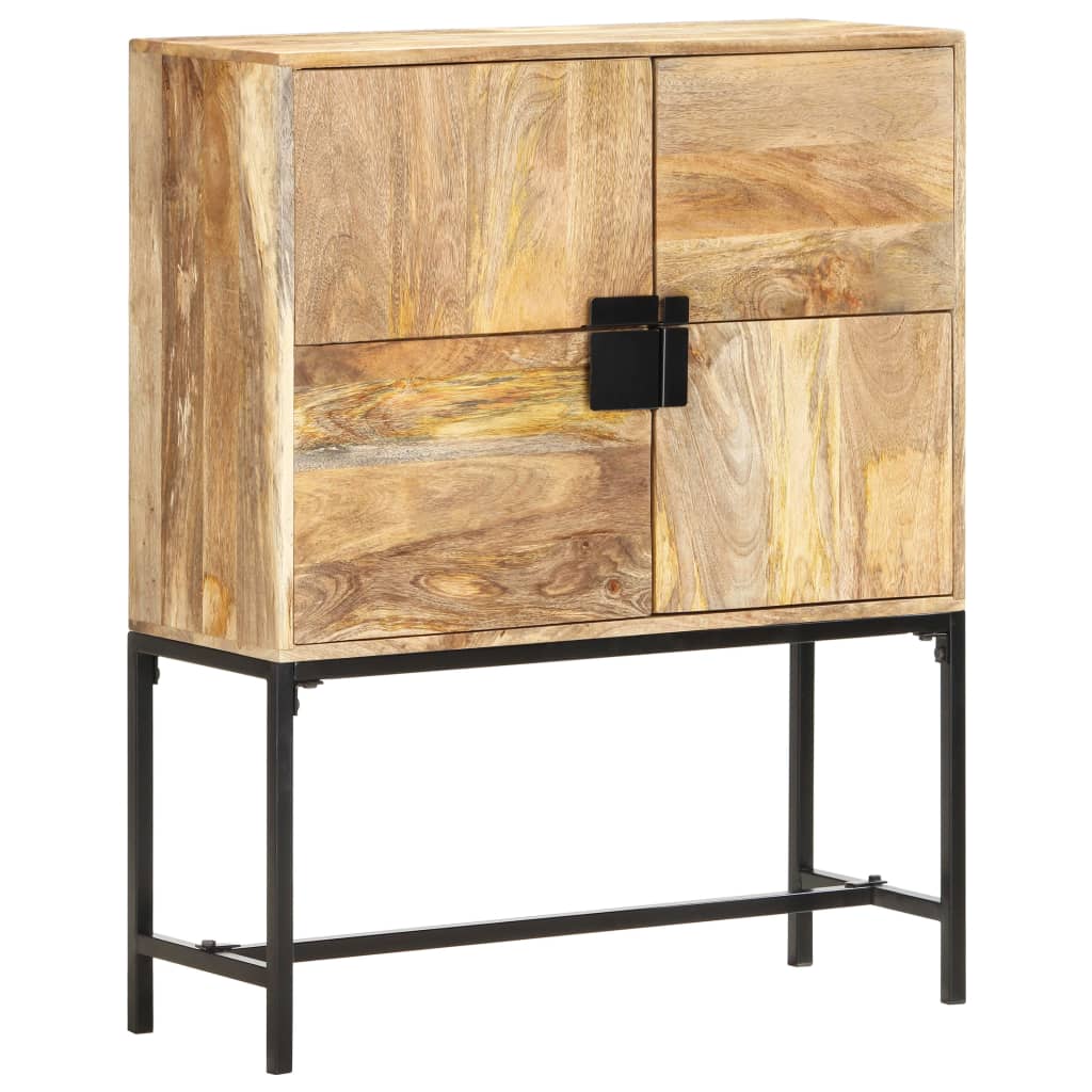 Highboard 80x30x100 cm Massivholz Mango
