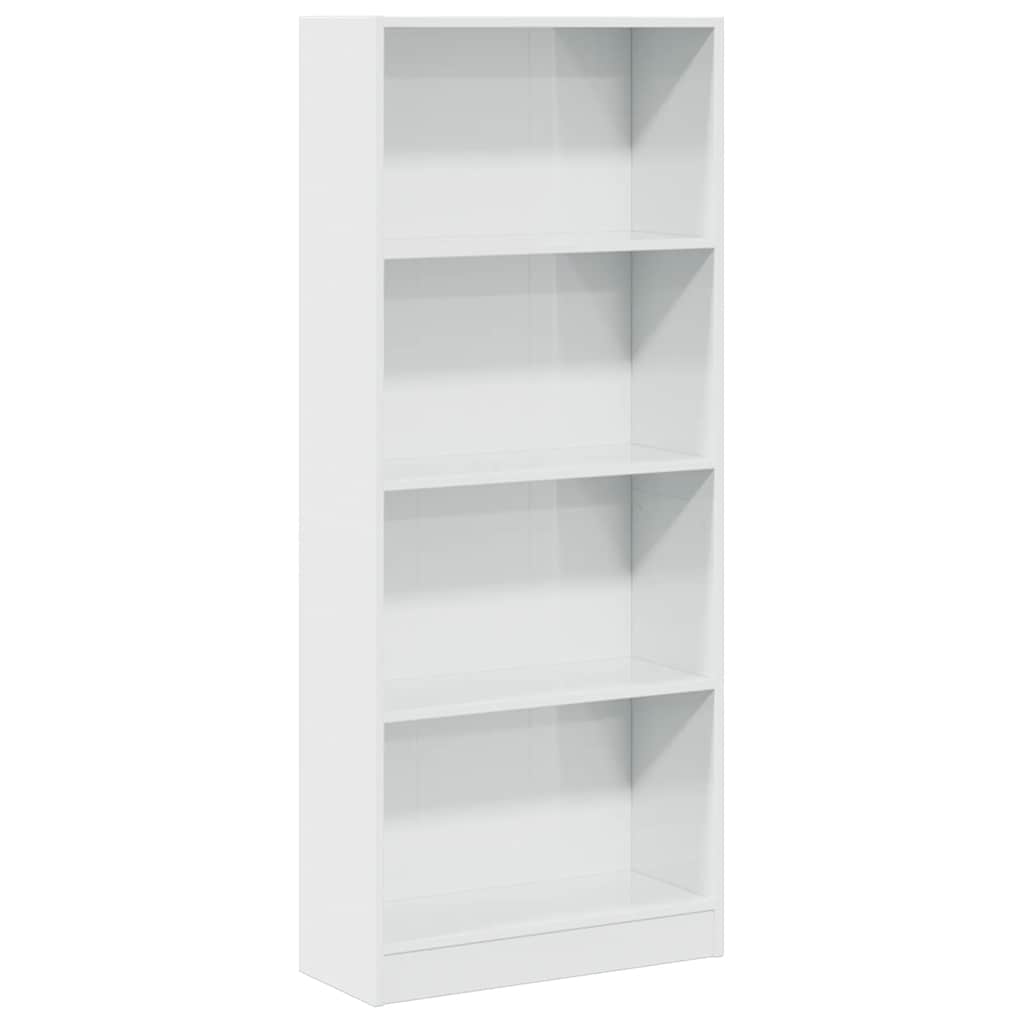Bücherregal Weiß 40x24x75 cm Holzwerkstoff
