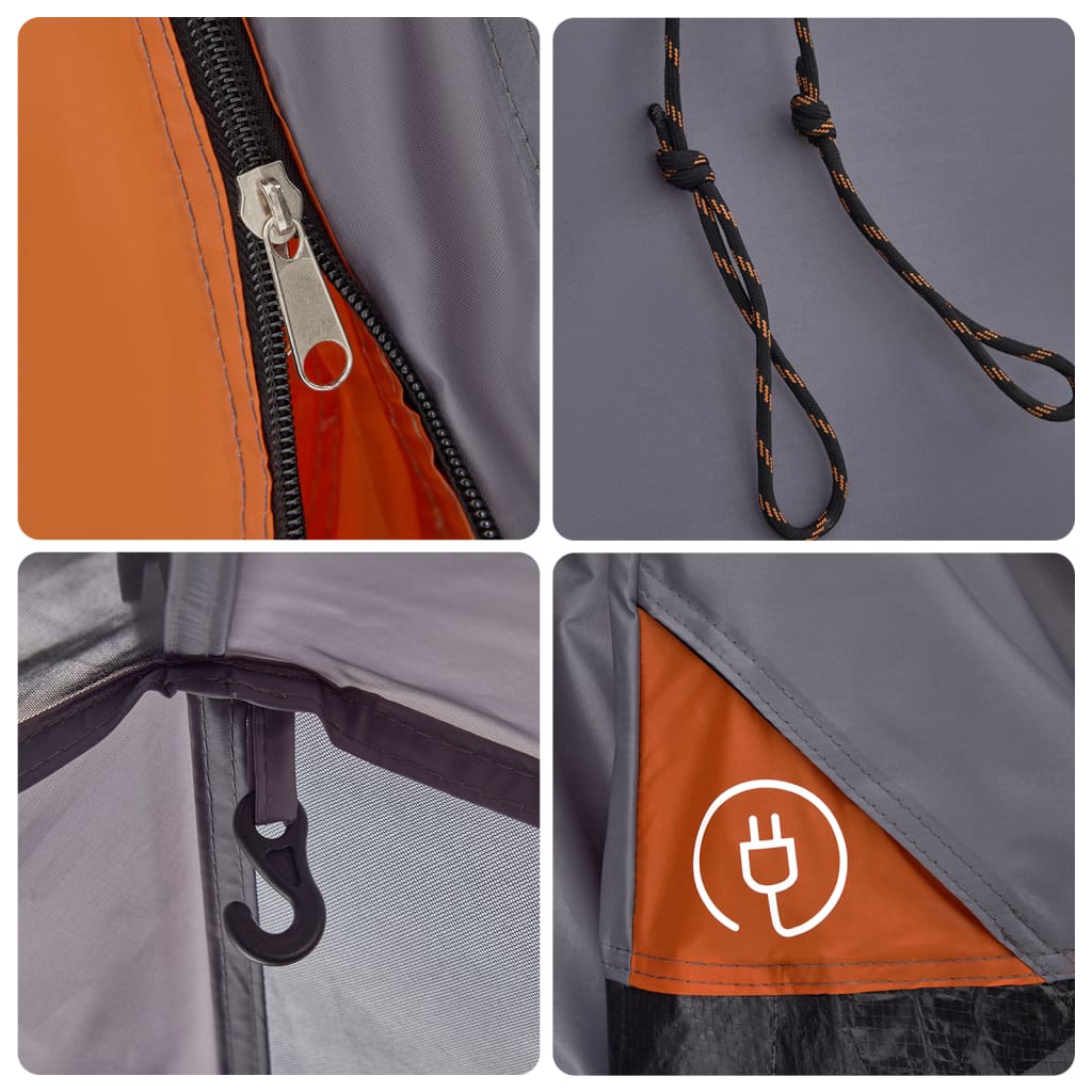 Kuppel-Campingzelt 3 Personen Grün Quick Release