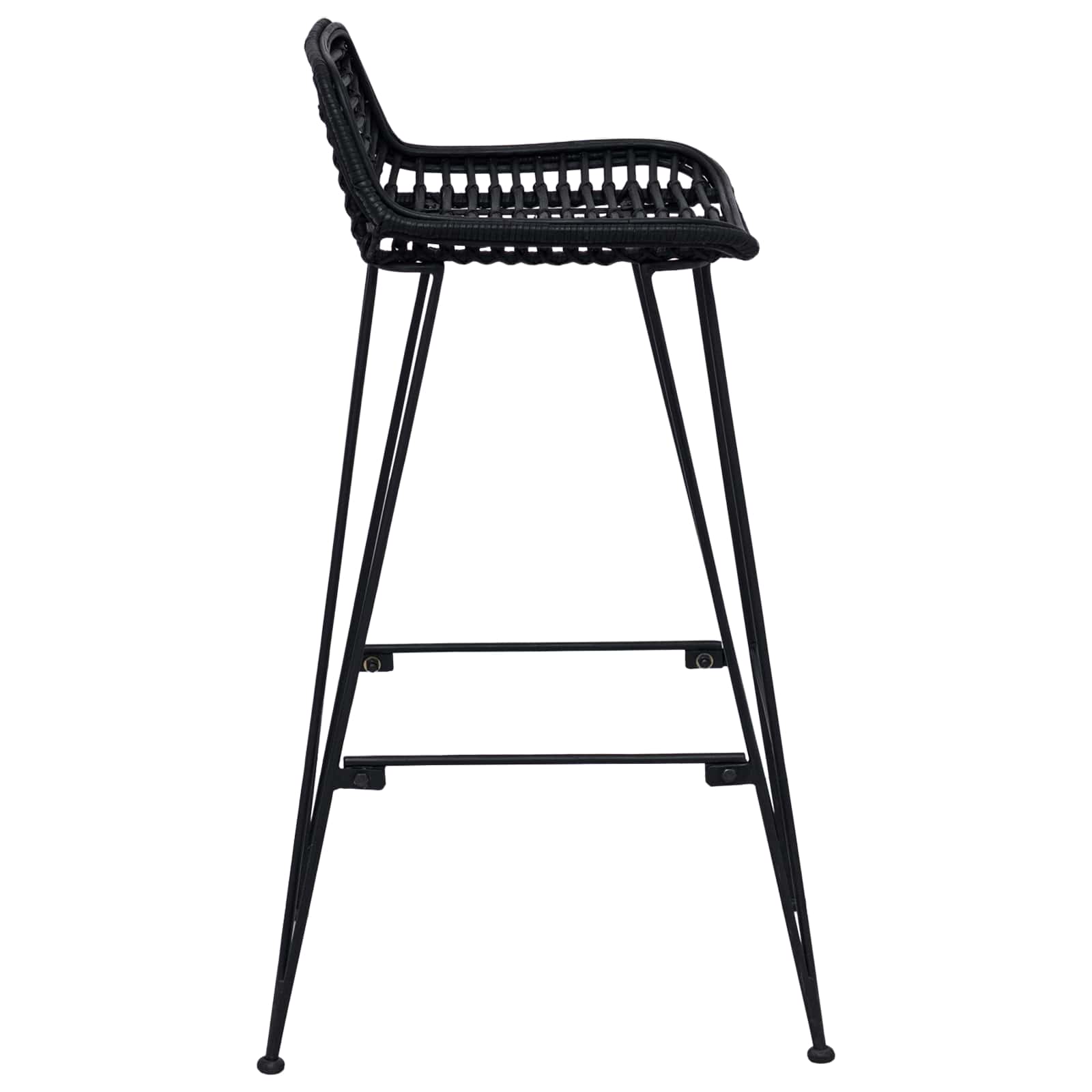 Barstuhl 44 x 46 x 91 cm Stangenstahl Durchmesser, 10mm
