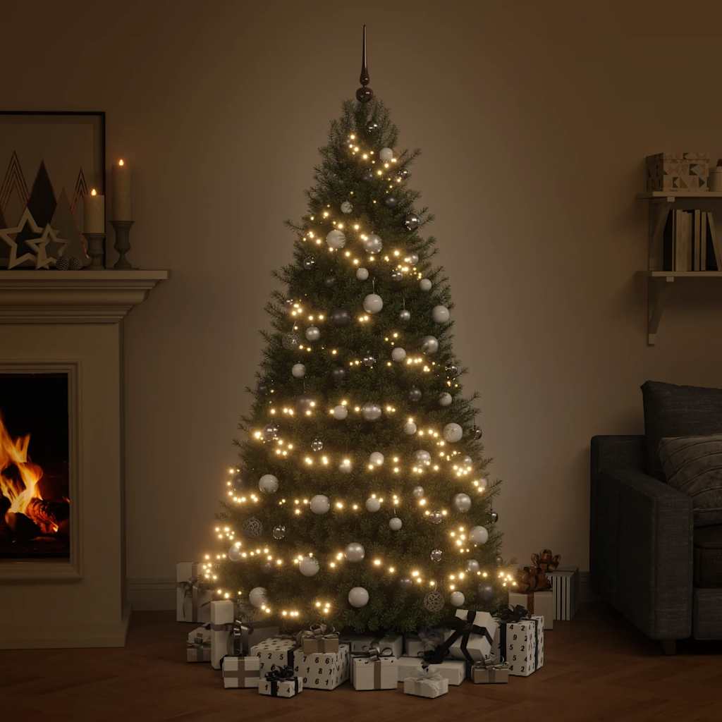 60-tlg. Weihnachtskugeln mit Weihnachtsbaumspitze 150 LEDs