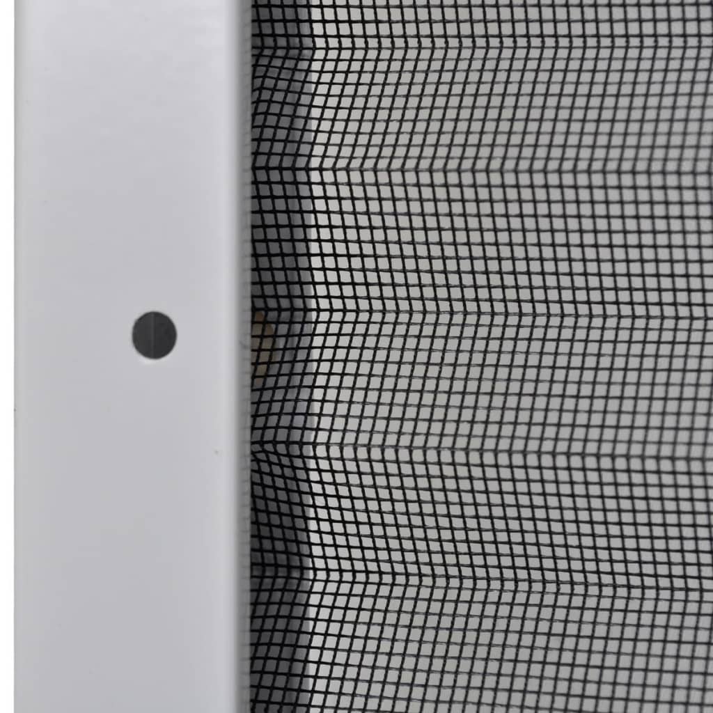Plisse Insektenschutzfenster mit Jalousie Aluminium 160×80 cm