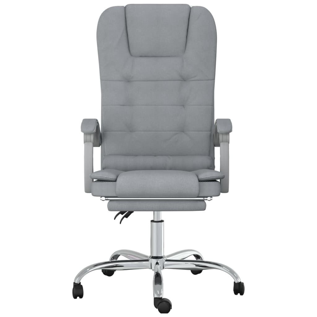 Bürostuhl mit Massagefunktion Taupe Stoff