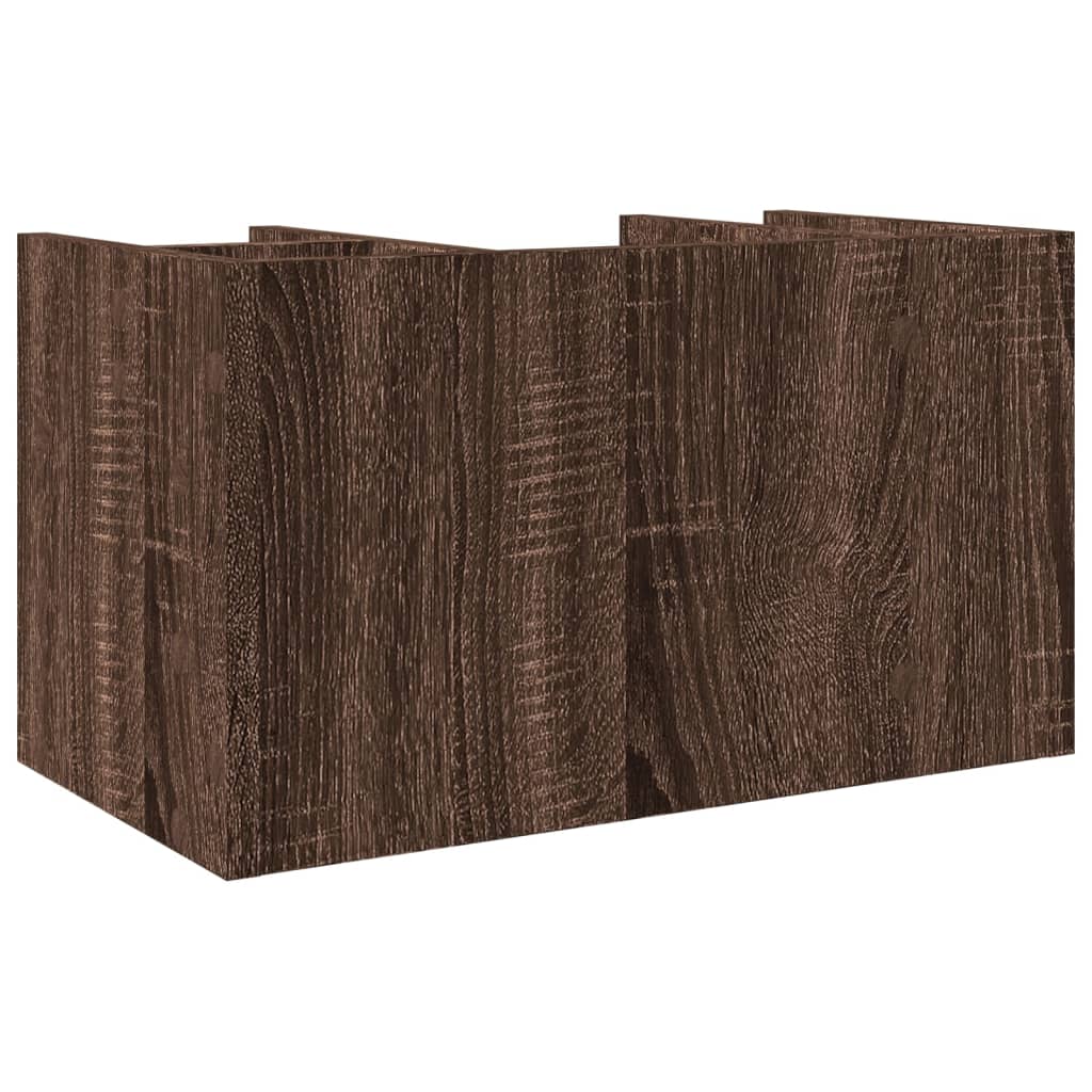 Schreibtisch-Organizer Weiß 44,5x24x25 cm Holzwerkstoff