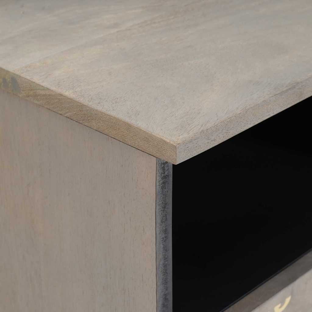 TV-Schränk Honigbraun 70 x 33 x 46 cm Massivholz Mango