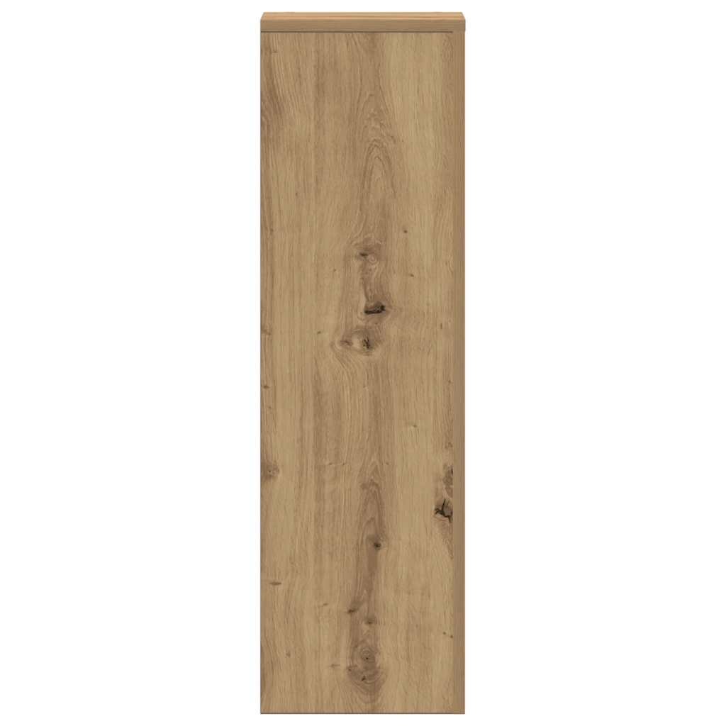 Pflanzenständer 2 Stk. Weiß 33x33x100 cm Holzwerkstoff