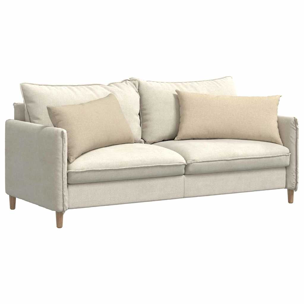Sofakissen 2 pcs Hellgrau 50 x 30 cm Stoff