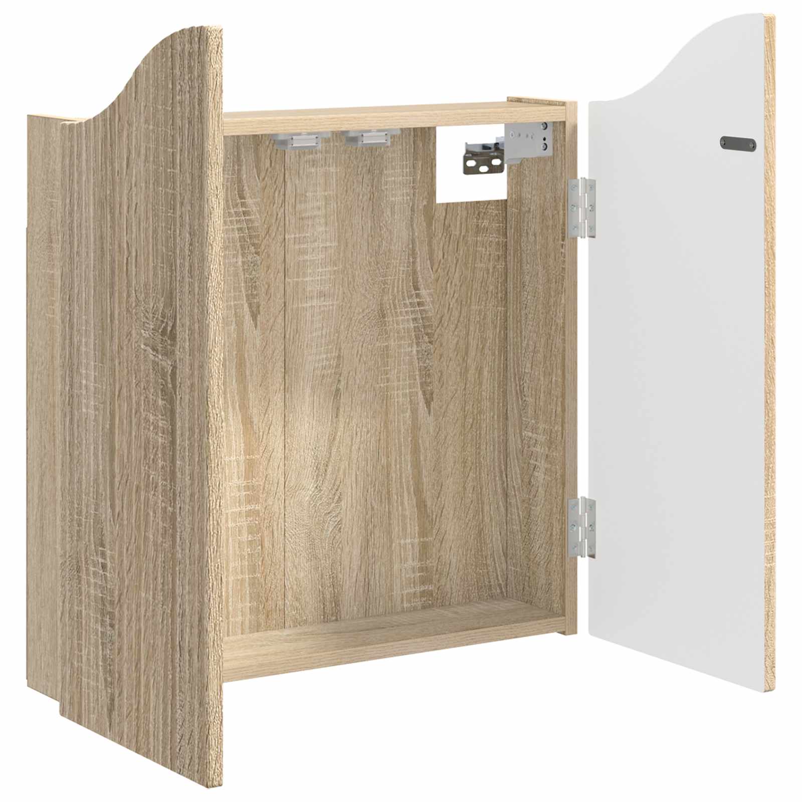 Dartboard Schrank Weiß 56 x 12 x 63 cm Holzwerkstoff