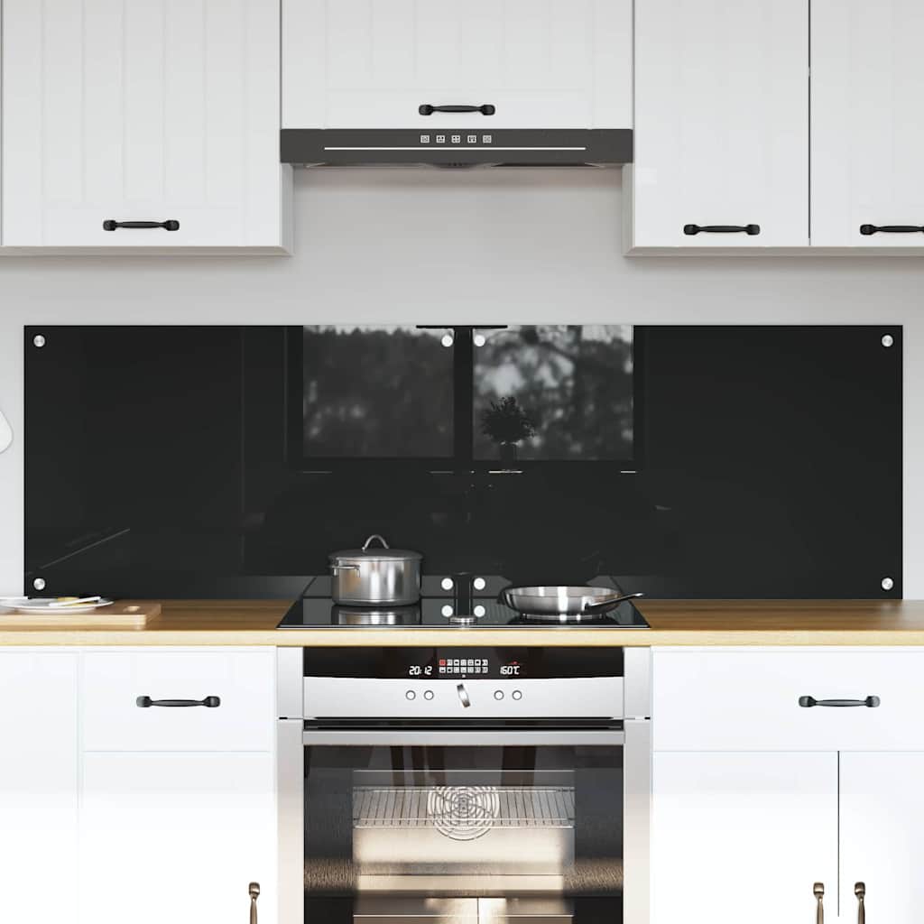 Küchenrückwand 2 pcs Weiß 70 x 40 cm Gehärtetes Glas
