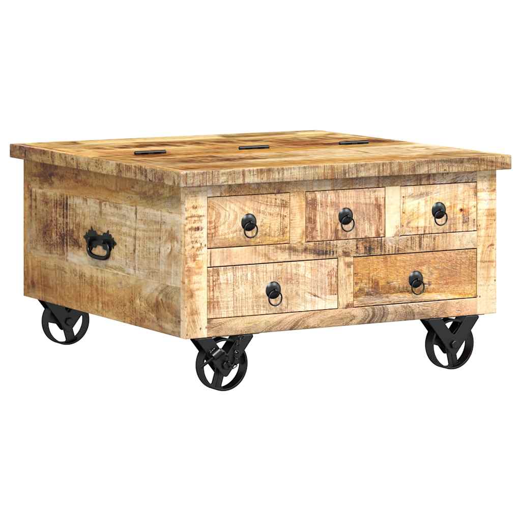 Couchtisch Altholz 70x70x38 cm