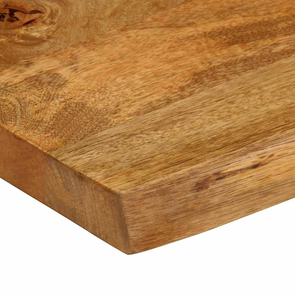 Tischplatte 40x40x2,5 cm Rechteckig Massivholz Akazie Baumkante