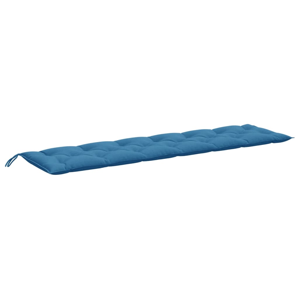 Gartenbank-Auflagen 2 Stk. Melange Anthrazit 100x50x7 cm Stoff
