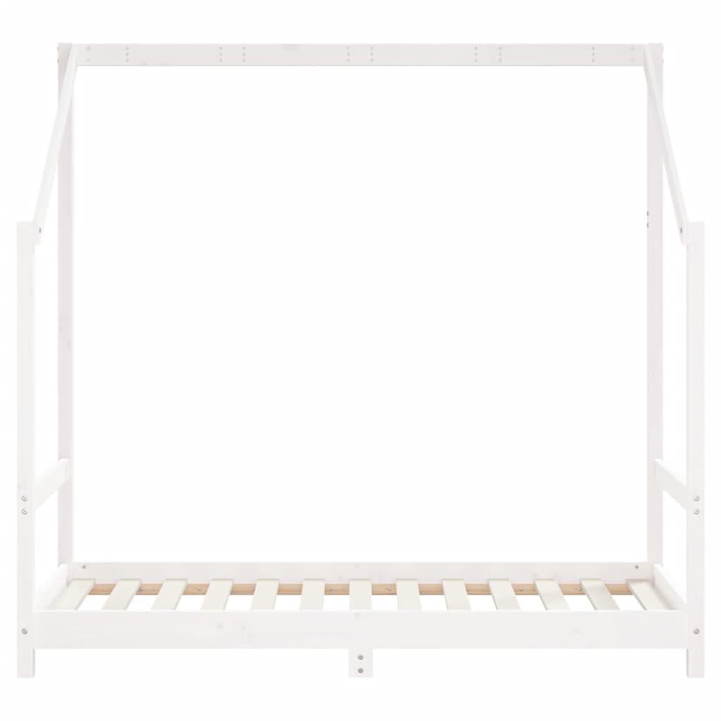 Kinderbett 2x(90x200) cm Massivholz Kiefer