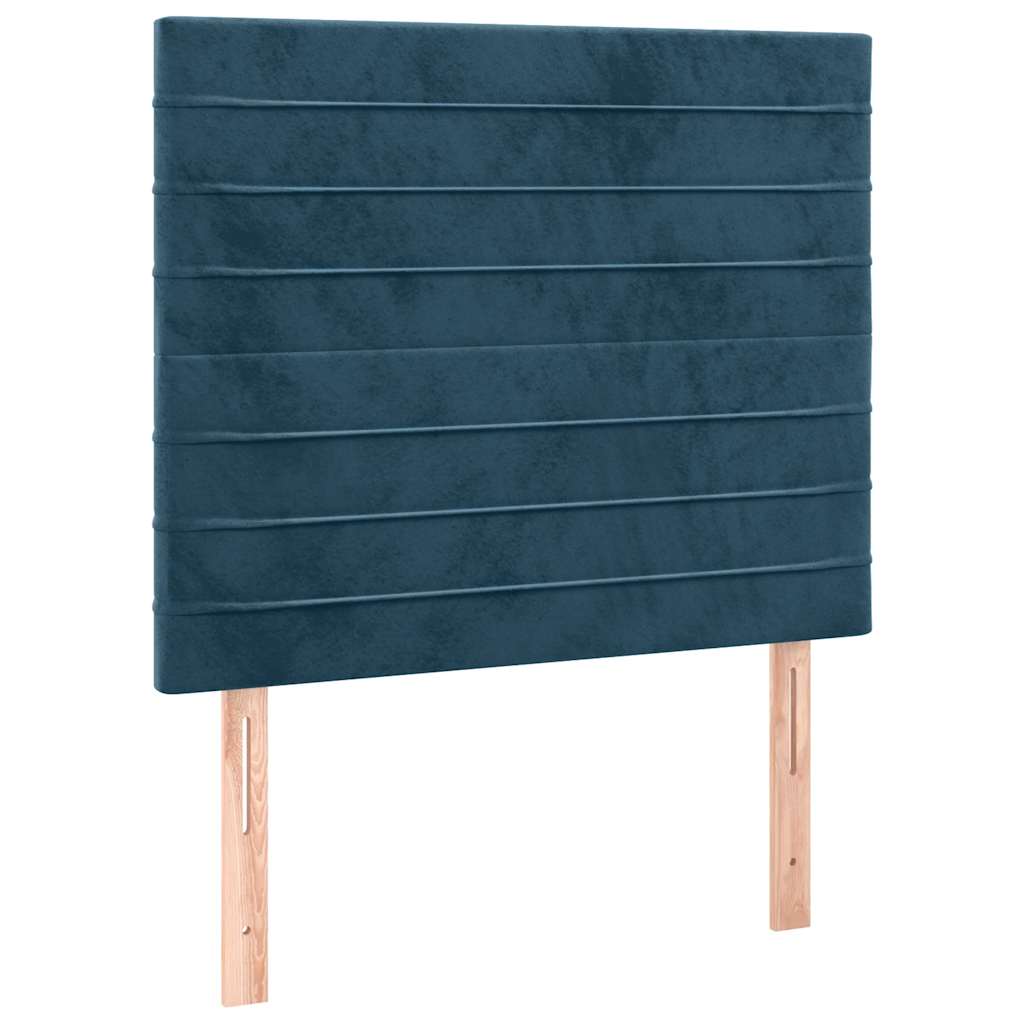 Kopfteil Hellgrau 80x5x118/128 cm Samt