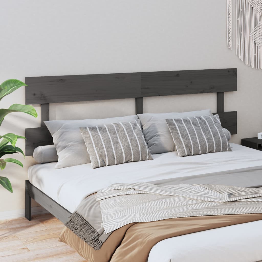 Bett-Kopfteil 78,5x3x81 cm Massivholz Kiefer