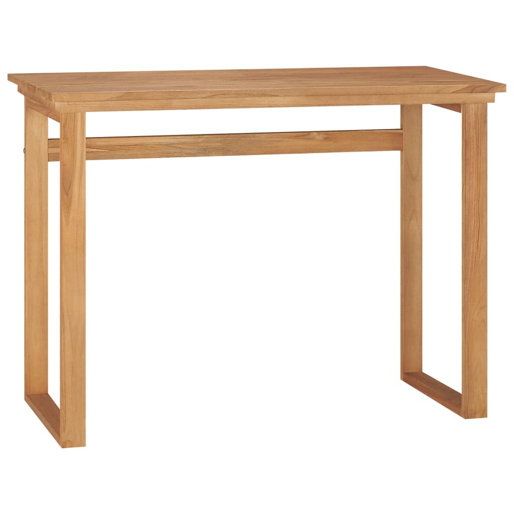 Schreibtisch 120x45x75 cm Massivholz Teak
