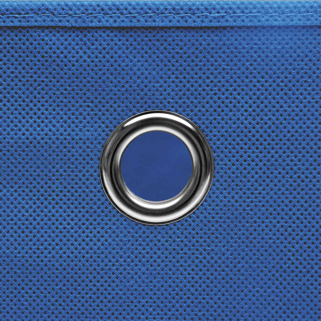 Aufbewahrungsboxen 4 Stk. Blau 32x32x32 cm Stoff