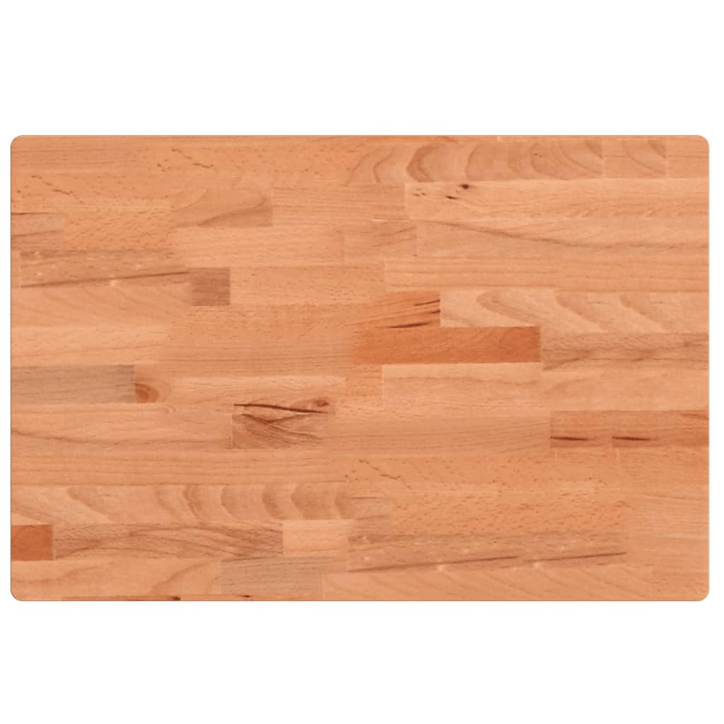 Waschtischplatte 80x40x1,5 cm Massivholz Buche