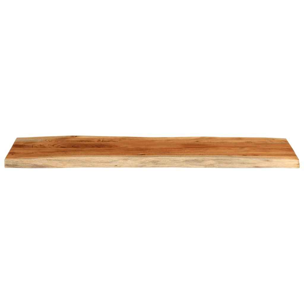 Tischplatte 40x40x2,5 cm Rechteckig Massivholz Akazie Baumkante