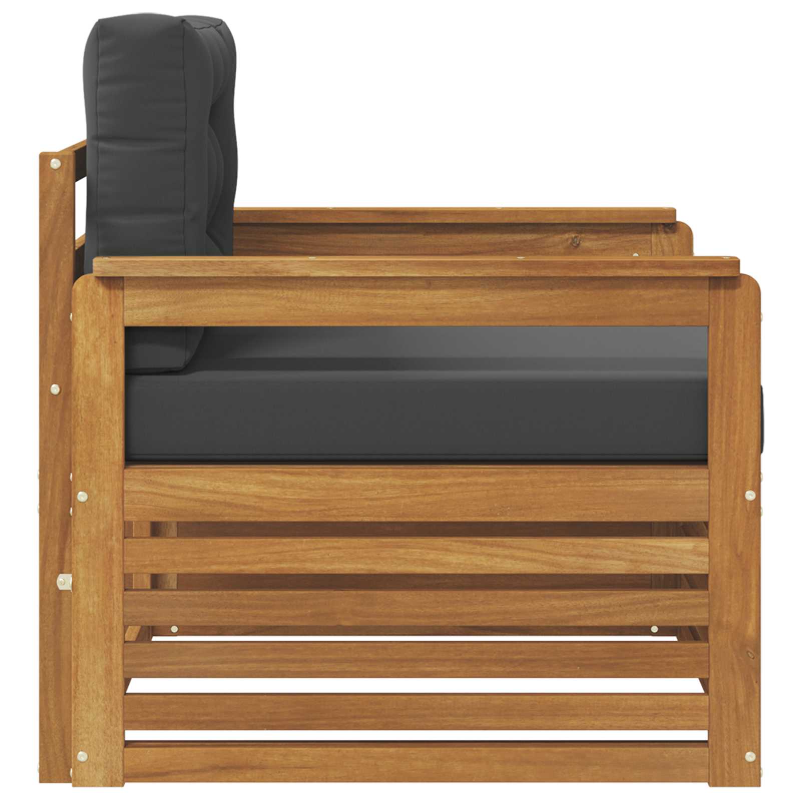 2 Stück Outdoor-Sofa Natur
