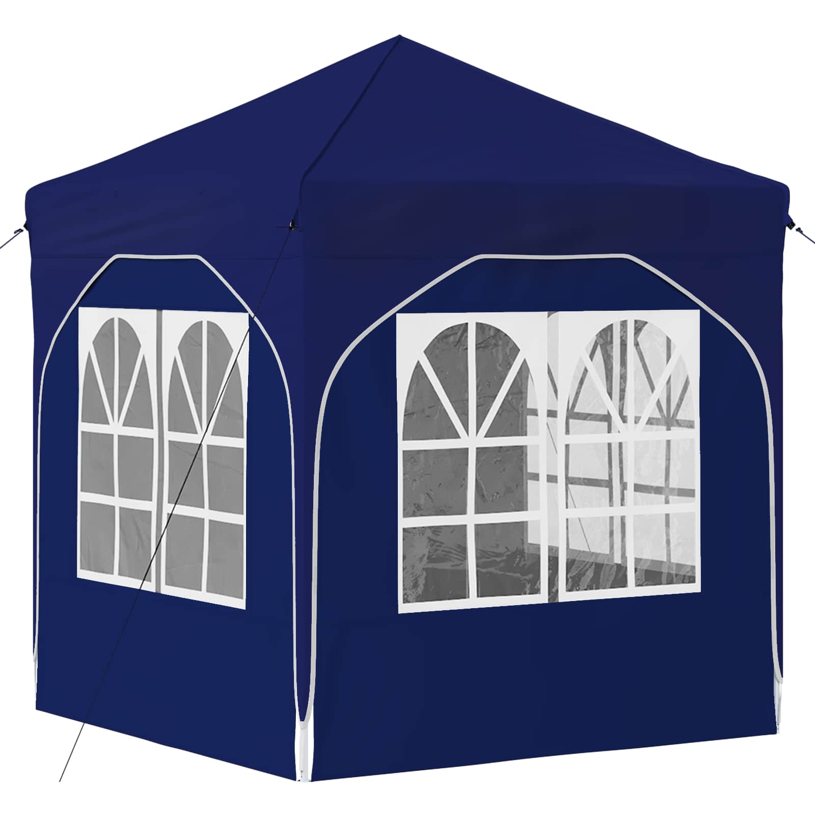 Pop-up Partyzelt 194 x 194 x 245 cm Creme