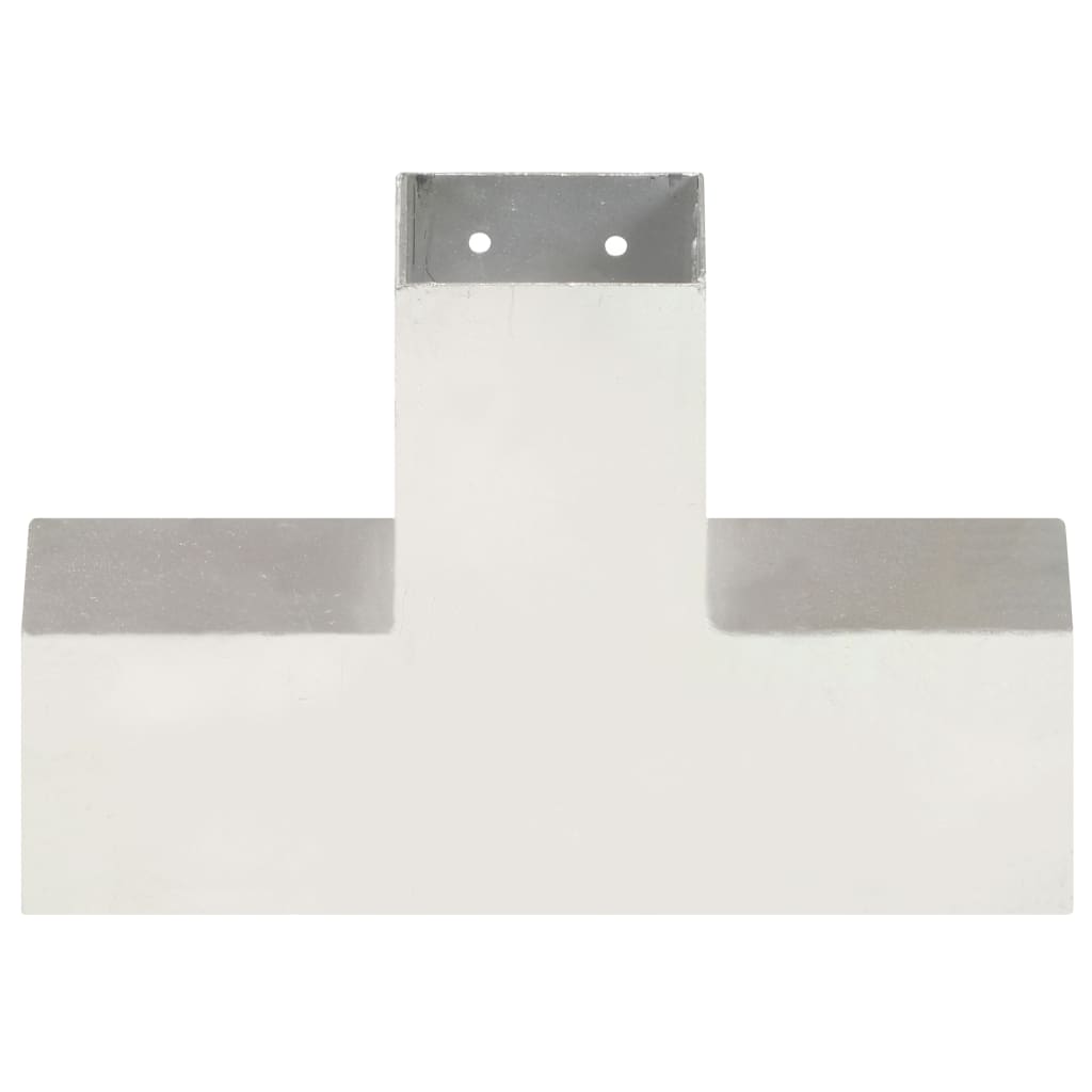 Pfostenverbinder L-Form Verzinktes Metall 71 x 71 mm