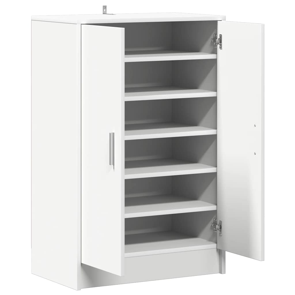 Schuhschrank Weiß 60x35x70 cm Holzwerkstoff