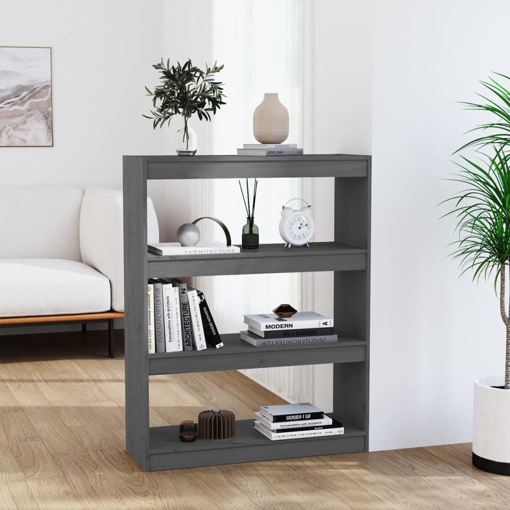Bücherregal/Raumteiler 80x30x71,5 cm Massivholz Kiefer