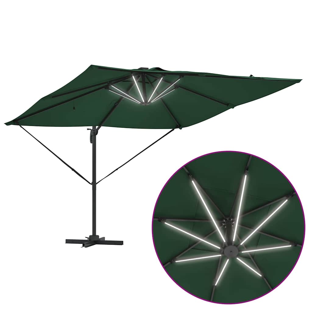 Sonnenschirm Sand 286 x 284 x 270 cm Aluminium und Polyester
