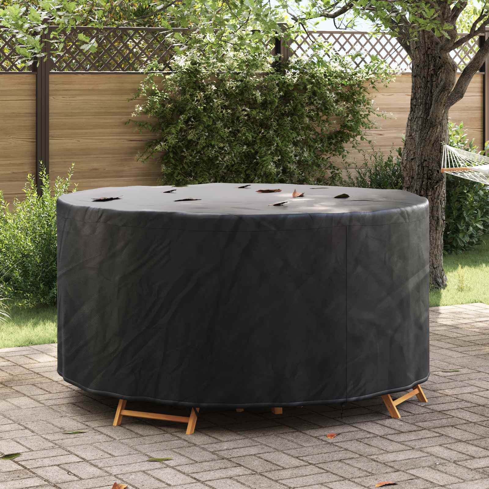 Möbelbezug Schwarz 102 x 102 x 71 cm 210D Oxford Stoff